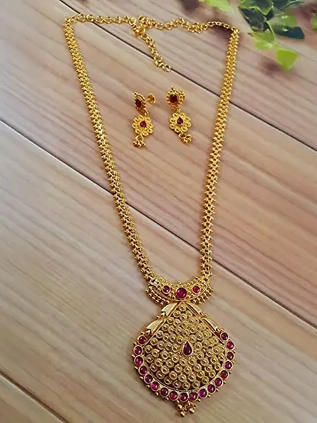 GRT - Ruby Gold Necklace